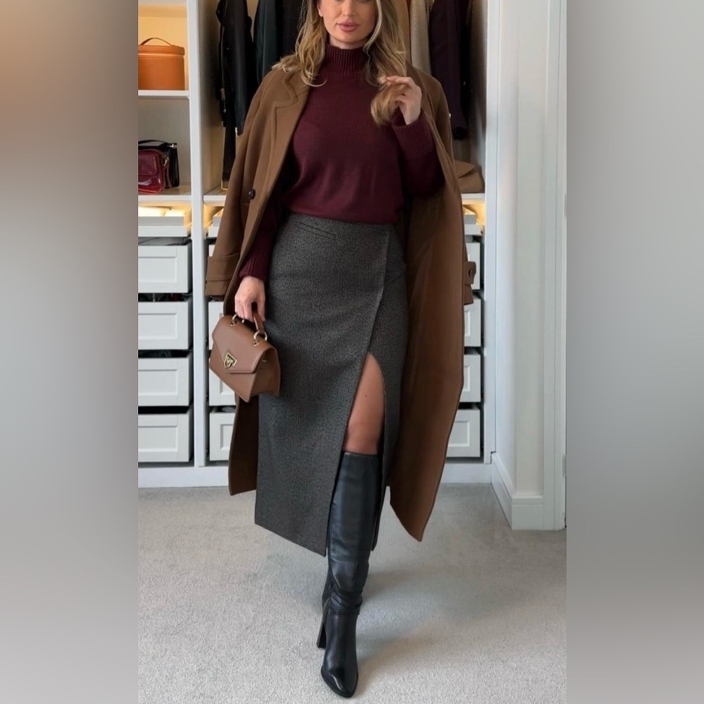 NWT H&M Pencil Wrap Skirt